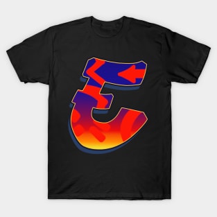 Letter E - Night Sky T-Shirt